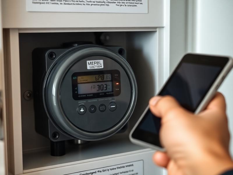 Slimme meter in een meterkast